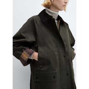 Mango waxed parka